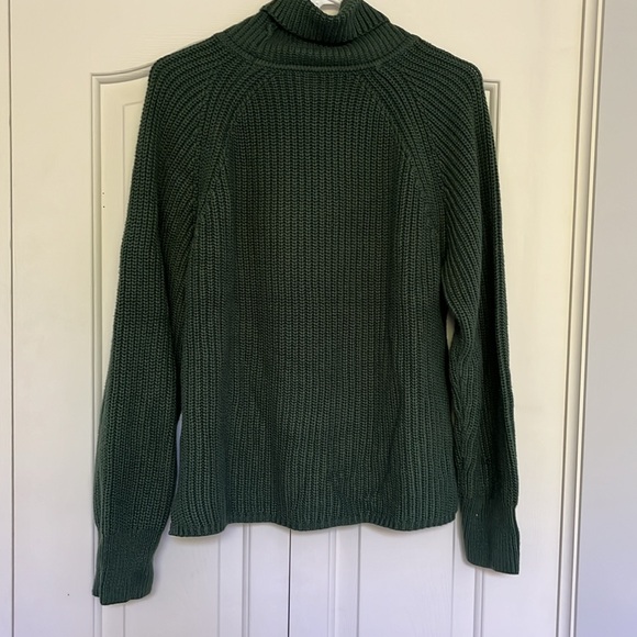 Alex mill Chelsea Turtleneck In Cotton Cashmere size medium in green - Picture 3 of 4